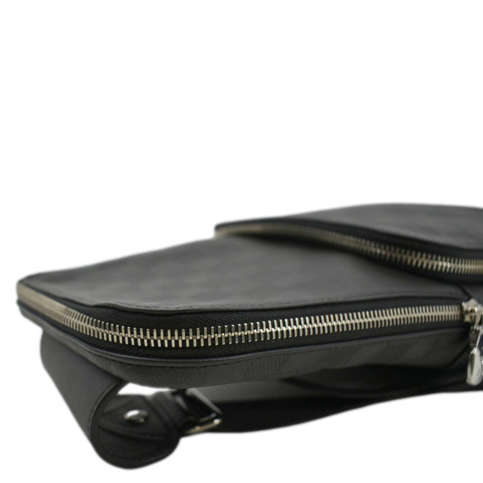 Louis Vuitton Avenue Sling Damier Infini Backpack Bag Black