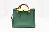 Gucci Medium Diana Tote in Green Leather