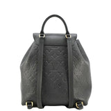 Louis Vuitton Montsouris Monogram Empreinte Leather Backpack Bag Black