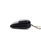 Chanel Caviar Small Flap Wallet With Chain