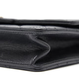 Chanel Pearl Flap Bag Lambskin Black