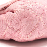 Chanel Python Skin Flap Bag Pink