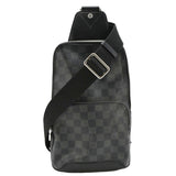Louis Vuitton Avenue Sling Damier Graphite Backpack Bag Black