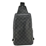Louis Vuitton Avenue Sling Damier Graphite Backpack Bag Black