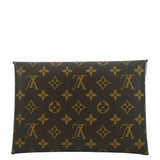 Louis Vuitton Kirigami Pochette Large Monogram Canvas Clutch Brown
