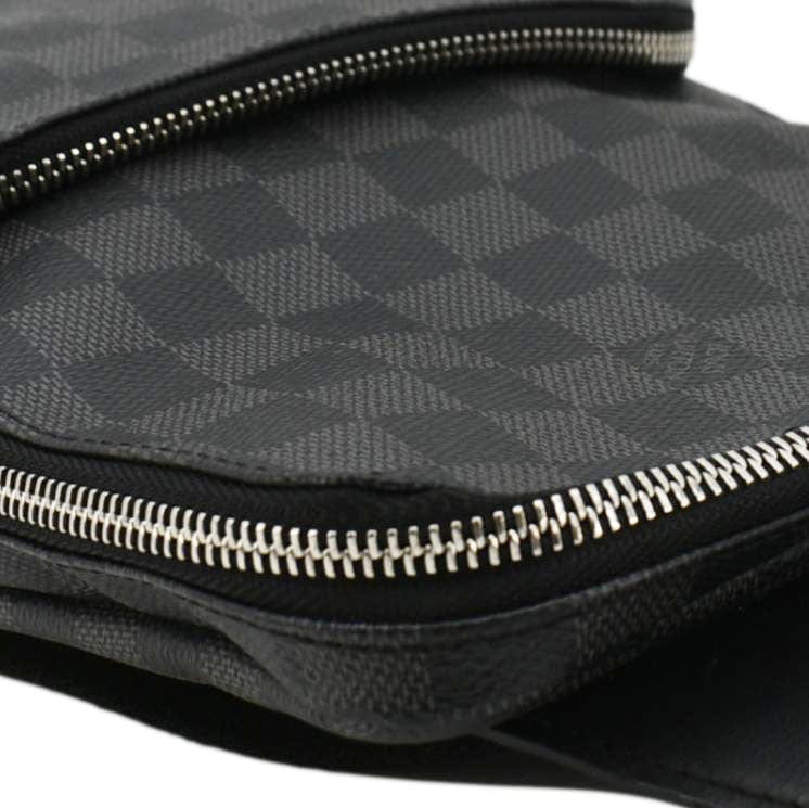 Louis Vuitton Avenue Sling Damier Graphite Backpack Bag Black