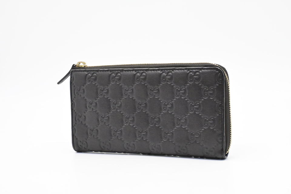 Gucci Long Wallet in Brown Guccissima Leather