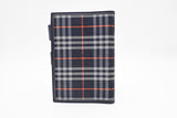 Burberry Agenda in Navy Check Canvas