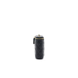 Chanel 21C Long Vanity with Chain Lambskin Black with L