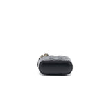 Chanel 21C Long Vanity with Chain Lambskin Black with L