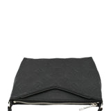 Louis Vuitton Pallas Monogram Empreinte Clutch Crossbody Bag Black