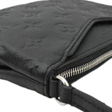 Louis Vuitton Pallas Monogram Empreinte Clutch Crossbody Bag Black