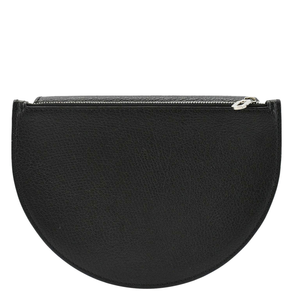 Luxury Burberry Pecan Small Leather Shoulder Bag Black