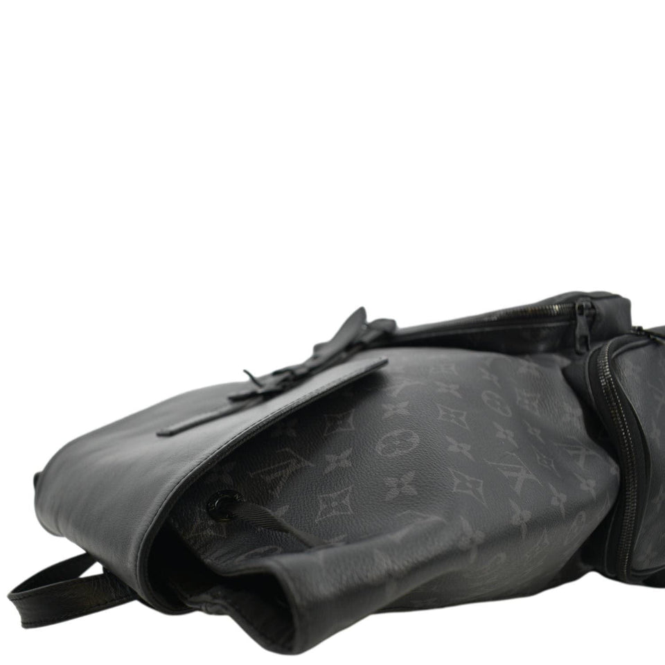 Louis Vuitton Trio Mnogram Eclipse Backpack Bag Black