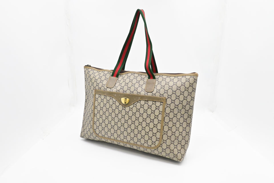 Gucci Plus Travel Bag in Coated Canvas