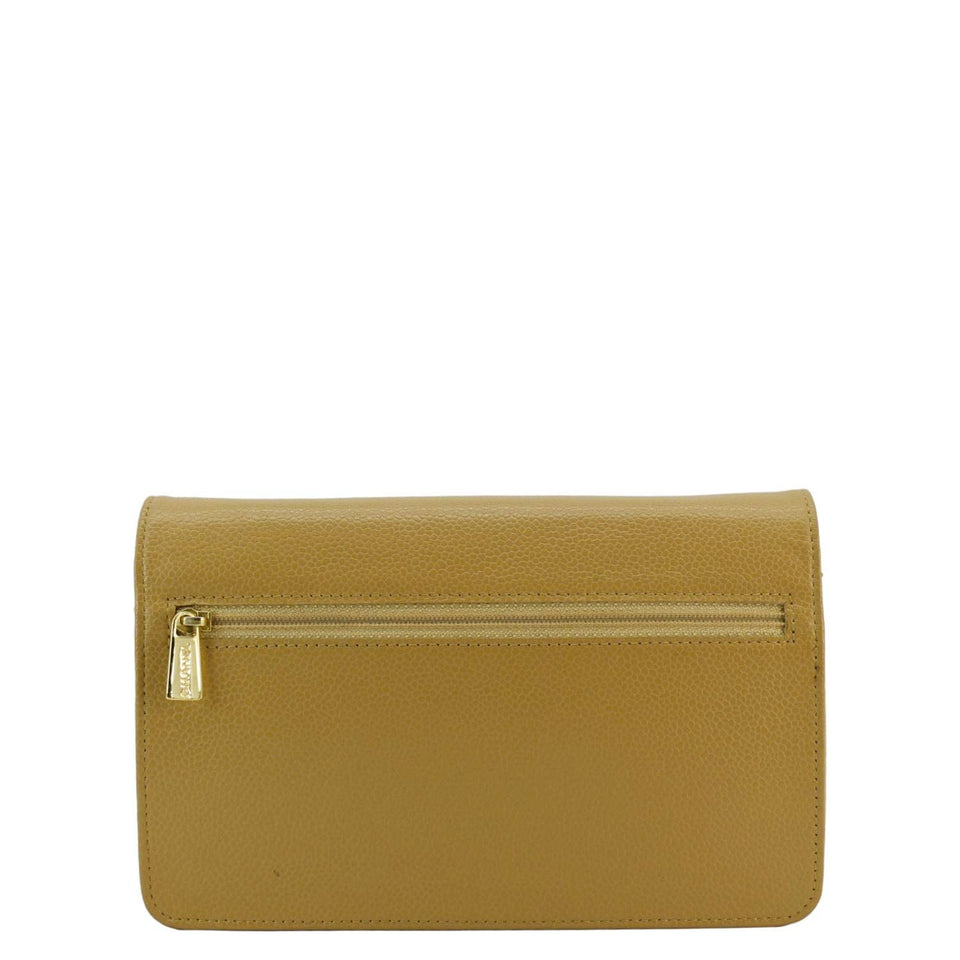 Chanel Timeless Caviar Leather Wallet On Chain Clutch Crossbody Bag Beige