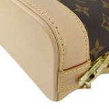 Louis Vuitton Alma Monogram Canvas Backpack Brown