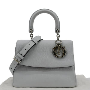 Christian Dior Be Dior Small Leather Flap Shoulder Bag Grey