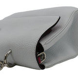 Christian Dior Be Dior Small Leather Flap Shoulder Bag Grey