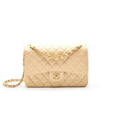 Chanel Jumbo Classic Double Flap Bag Beige