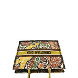 Christian Dior Book Large Embroidered Paisley Tote Bag Multicolor