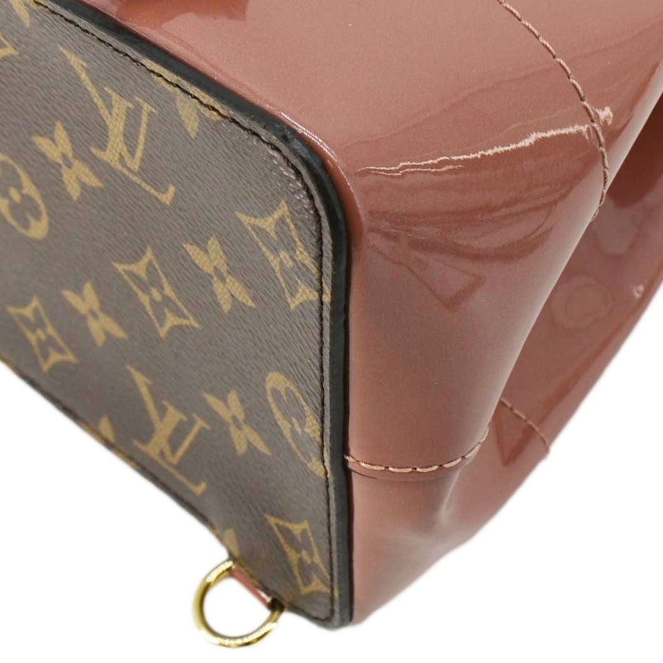 Louis Vuitton Hot Springs Patent Monogram Backpack Pink