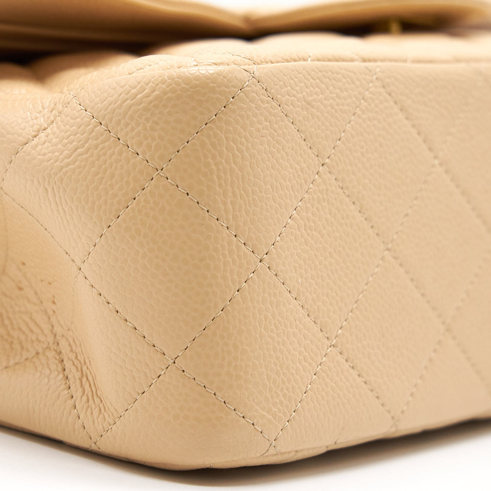 Chanel Jumbo Classic Double Flap Bag Beige