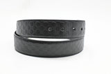 Gucci Belt in Black MicroGuccissima Leather