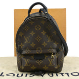 Louis Vuitton Palm Springs Mini Monogram Canvas Backpack Brown