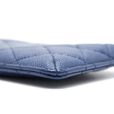 Chanel PHONE POUCH CAVIAR NAVY BLUE