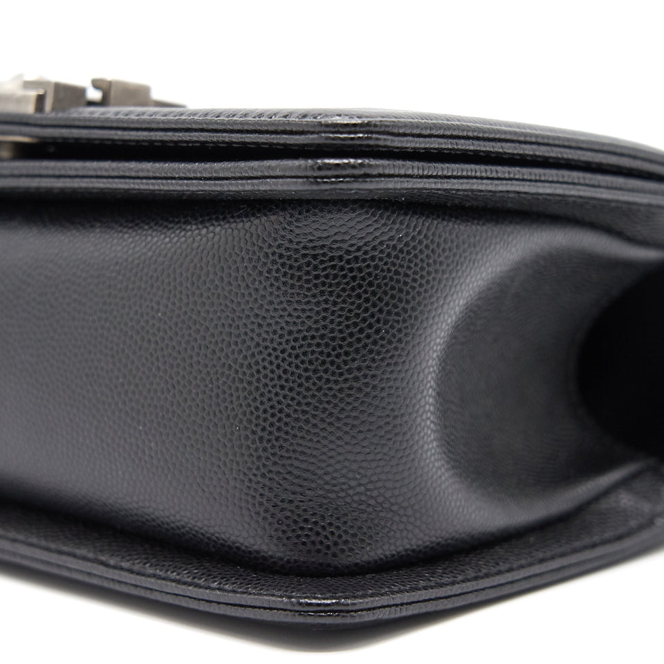 Chanel Small Leboy Cavier Black ruthenium Hardware