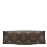 Louis Vuitton Toiletry 19 Pouch Monogram Canvas Clutch Brown