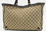 Gucci Abbey Tote Bag in Beige GG Canvas