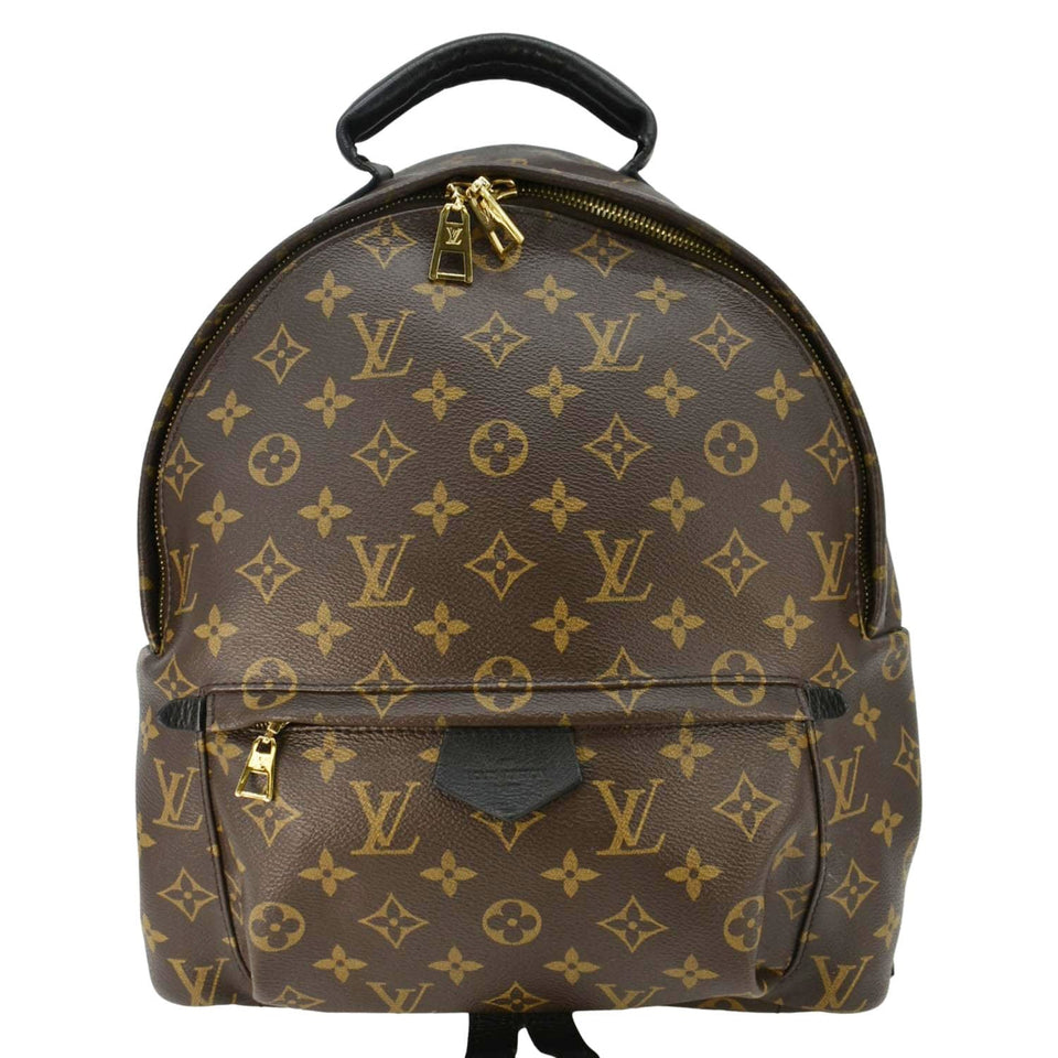 Louis Vuitton Palm Springs MM Monogram Canvas Backpack Brown