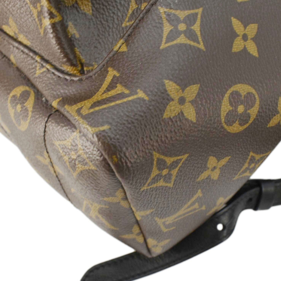 Louis Vuitton Palm Springs MM Monogram Canvas Backpack Brown