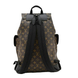 Louis Vuitton Christopher Monogram Macassar Canvas Backpack Bag Brown