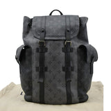 Louis Vuitton Christopher PM Reverse Monogram Eclipse Backpack Bag Black