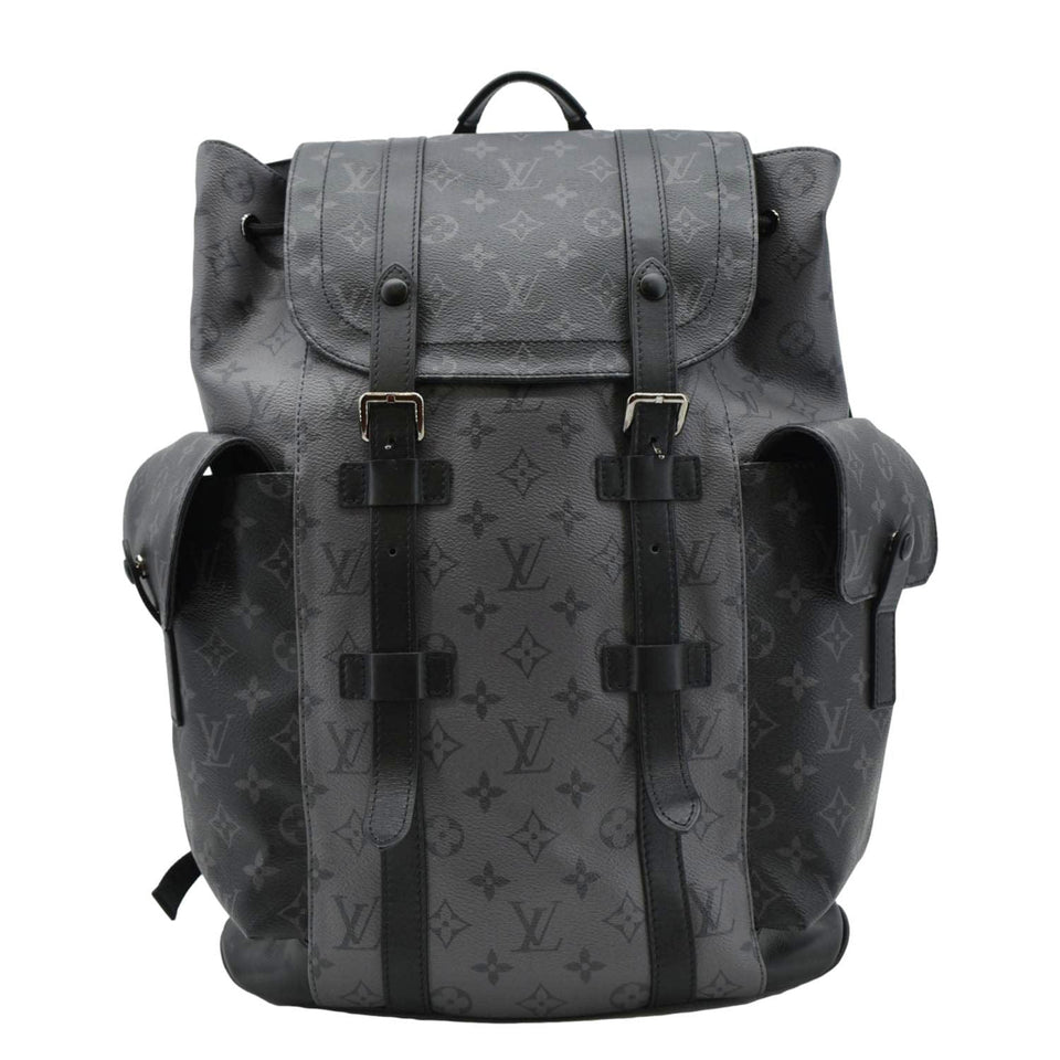 Louis Vuitton Christopher PM Reverse Monogram Eclipse Backpack Bag Black