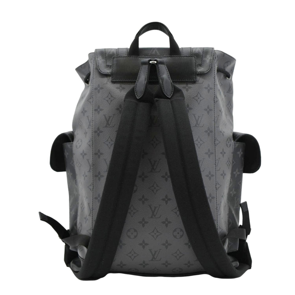 Louis Vuitton Christopher PM Reverse Monogram Eclipse Backpack Bag Black