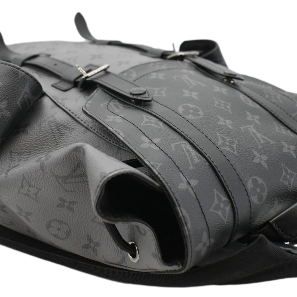 Louis Vuitton Christopher PM Reverse Monogram Eclipse Backpack Bag Black