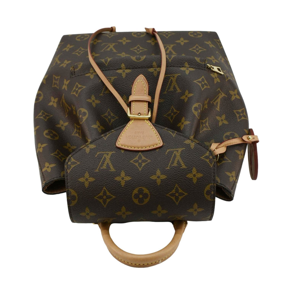 Louis Vuitton Montsouris PM Monogram Canvas Backpack Brown