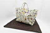 Gucci Tote in White Floral Canvas