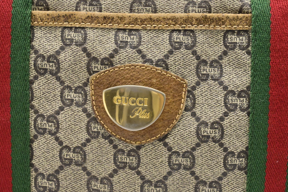 Gucci Plus Zip Tote in GG Plus Coated Canvas