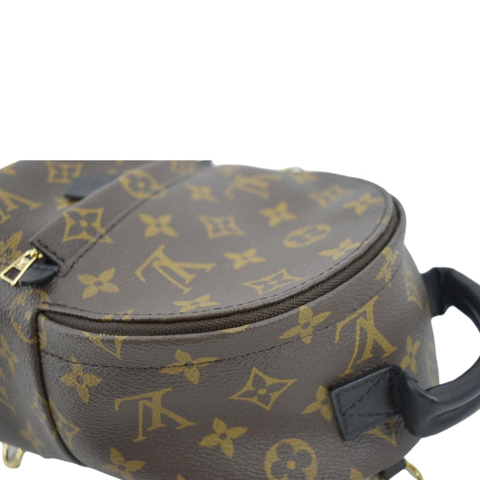 Louis Vuitton Palm Springs Mini Monogram Canvas Backpack Brown