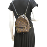 Louis Vuitton Palm Springs Mini Monogram Canvas Backpack Brown