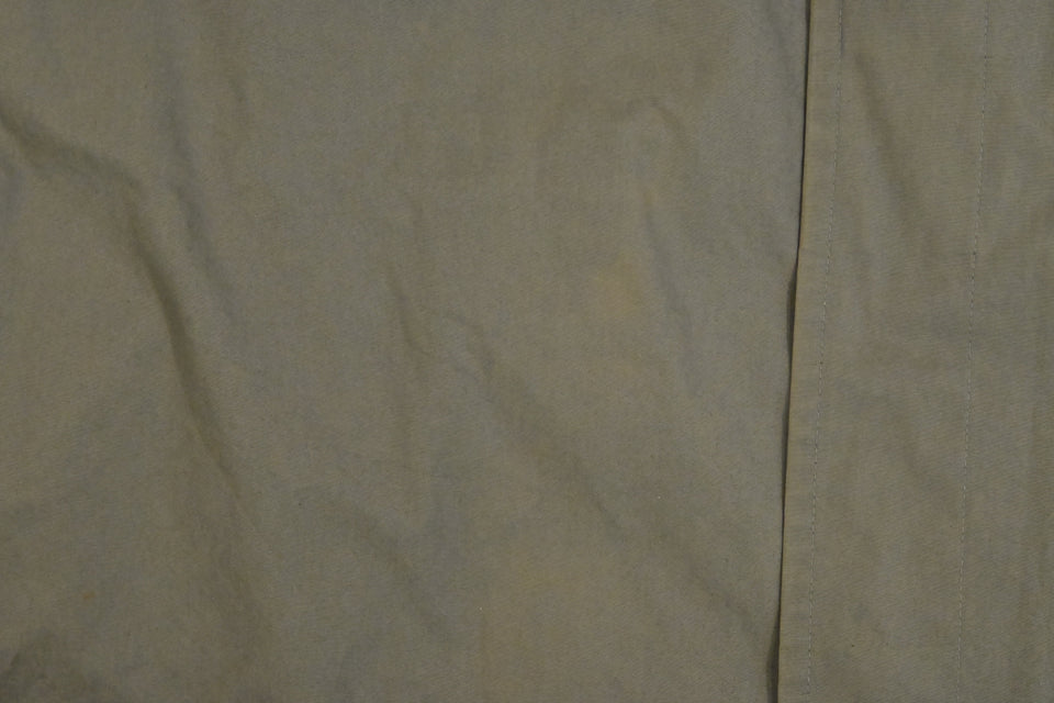 Burberry Trench Coat in Green-Grey Cotton