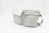 Gucci Waist Bag in Silver GG Canvas