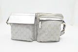 Gucci Waist Bag in Silver GG Canvas