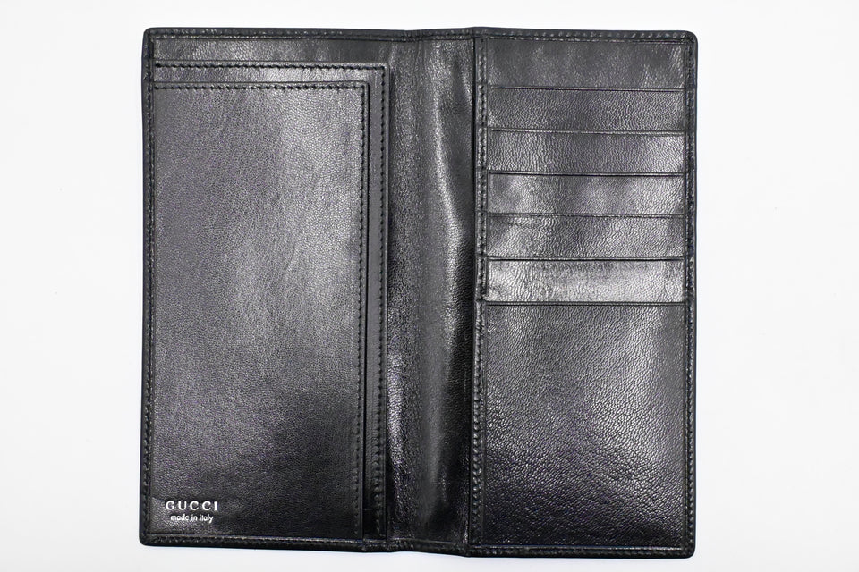 Gucci Bifold Wallet in Black Leather