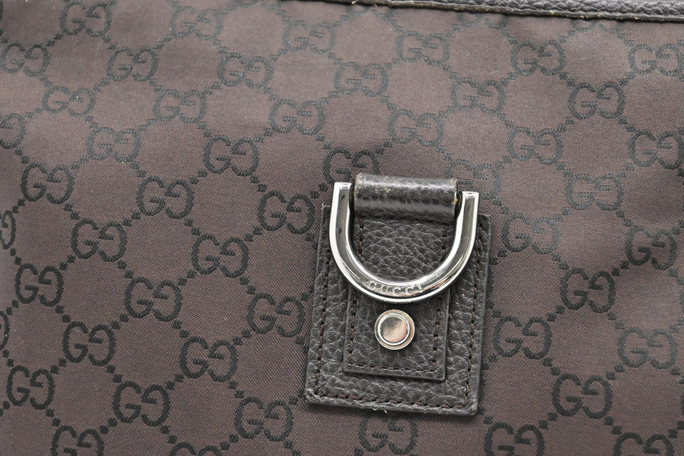 Gucci Abbey D-Ring Crossbody in Brown GG Canvas